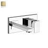 Змішувач для умивальника Gessi Rettangolo, короткий вилив Brushed Brass PVD (44840727) Gessi - small
