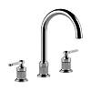 Змішувач для умивальника Gessi Venti 20 на 3 отвори, зонтичний Chrome (65016031) Gessi - small
