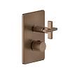 Термостат Inciso з 3 виходами, зовнішня частина Copper Brushed PVD (58236708) Gessi - small