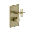 Термостат Inciso з 3 виходами, зовнішня частина Brushed Brass PVD (58236727) Gessi - small