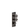 Термостат Inciso з 2 виходами, вис. прод., зовн. частина Black Metal Bruched PVD (58224707) Gessi - small