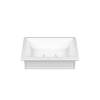Умывальник накладной Total Look без перелива 42x56 белый (46805-516) Gessi - small