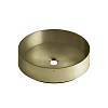 Умивальник Inciso накладний на стільницю, 40 см Bruched Brass PVD (54601727) Gessi - small