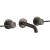 Змішувач для умивальника 316 (зовнішня частина), Black Metal Brushed PVD (54092-707) Gessi - small