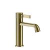 Змішувач для умивальника Inciso донний клапан Brushed Brass PVD (58001727) Gessi - small