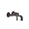 Змішувач для умивальника Inciso настінний, короткий вилив Black Metal Brushed PVD (58088707) Gessi - small