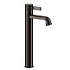 Змішувач для умивальника Inciso високий, донний клапан Black Metal Brushed PVD (58003707) Gessi - small