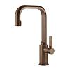 Змішувач для умивальника високий, донний клапан Inciso Copper Brushed PVD (58005708) Gessi - small