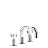 Змішувач для умивальника, на 3 отвори, донний клапан Inciso Chrome (58111031) Gessi - small