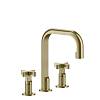 Змішувач для умивальника 3 отвори, середній, д/к Inciso Brushed Brass PVD (58113727) Gessi - small