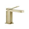 Змішувач для умивальника Rettangolo K Bruched Brass PVD (53002727) Gessi - small
