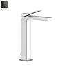 Змішувач для умивальника Rettangolo K високий з д/к Black Metal Bruched PVD (53005707) Gessi - small
