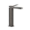 Змішувач для умивальника Rettangolo K високий Black Metal Bruched PVD (53006707) Gessi - small