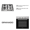 Комплект техніки Духова шафа ел. GEO 61-0200 inox + Варильна поверхня газова GGH 61-104 inox GRANADO - small
