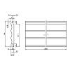Стеновая панель AGT LB-2050 735 Релакс Зеленый Soft Touch 2800х144х18мм, недорого - фото №3 - small