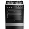 Плита комбінована чорна/нержавіюча сталь FSM62530DXMS Beko - small