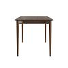 Стол обеденный раскладной Silva 130+40 x 80 тёмный орех, недорого - фото №3 - small