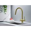 Змішувач CYRUS антична латунь Blue Water (5901730616613), цена - фото №6 - small