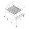 Організація OrgaTray 480 антрацит, пластик L=470 W=550 Atira (9202836) Hettich, в Україні - фото №4 - small