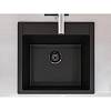 Кухонна мийка BODRUM 510 black shine mirastone Miraggio, в Україні - фото №4 - small