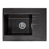 Кухонна мийка BODRUM 650 black shine mirastone Miraggio - small
