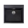 Кухонна мийка LAGOON 540 black shine mirastone Miraggio - small