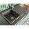 Кухонна мийка VERSAL black shine mirastone Miraggio, в Україні - фото №4 - small