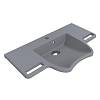 Умивальник KRAKOW MIRASTONE gray mirastone Miraggio - small