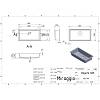 Умивальник BOGOTA 605 MIRASTONE black shine mirastone Miraggio, в Україні - фото №4 - small