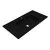 Умивальник DELLA 900 MIRASTONE black shine mirastone Miraggio - small
