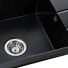 Мийка NAVIA black shine (775*495mm.) граніт Granado, в Україні - фото №4 - small
