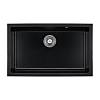 Мийка UNDER TOP XL black shine (752*460mm.) граніт Granado - small
