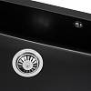 Мийка UNDER TOP XL black shine (752*460mm.) граніт Granado, недорого - фото №3 - small