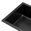 Мийка UNDER TOP XL black shine (752*460mm.) граніт Granado, фото - фото №5 - small