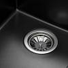 Мийка граніт UNDER TOP MINI black shine (380*440mm.) Granado, фото - фото №5 - small