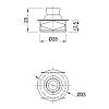 LED-світильник EYE, поворотний, 1,2W, 12V, 3000K, чорний, замовити - фото №7 - small