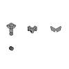 FurnSpin CADRO Hybrid Vertical, комплект без профилей, белый матовый (9360736) Hettich - small