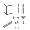 FurnSpin CADRO Standart, повний комплект, чорний матовий (9360943) Hettich - small
