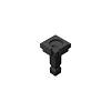 FurnSpin CADRO адаптер вертикального профиля, черный матовый (9352251) Hettich - small