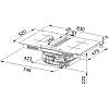 Індукція з витяжкою Maris 2gether Ellipse FMA 8372 4RC R HI + фільтр чорна Franke(340.0731.879), ціна - фото №6 - small