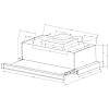 Витяжка телескопічна Neoslim 60 White Fabiano, в Україні - фото №4 - small