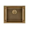 Мийка сталева Under top max STEEL S201 gold honeycomb (530*430*220mm) Granado - small