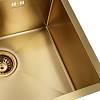 Мийка сталева Under top max STEEL S201 gold honeycomb (530*430*220mm) Granado, недорого - фото №3 - small