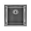 Мийка сталева Under top STEEL S304 honeycomb (450*430*220mm) Granado - small