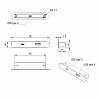 Овальная USB-розетка Lumine PULSE, 2xUSB A+C (30 Вт), черная, фото - фото №5 - small