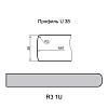 Столешница Luxeform W74-1 U Белый 3050х1200х38мм, купить - фото №2 - small