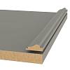 Декоративний профиль(молдинг) МДФ AGT MP-1100 728 Серый шелк Soft Touch 2800х30х12mm - small
