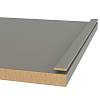 Декоративний профіль МДФ AGT MP-1115 728 Сірий шовк Soft Touch 2800х18х3mm - small