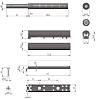 P2O K Push TECH STRONG 37 мм накладка с магнитом с дизайнерской заглушкой текстиль антрацит Italiana, недорого - фото №3 - small