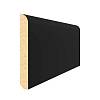 Плинтус MDF AGT SPR-9011 723 Чёрный шёлк 2800х100х12 мм (уп.10 шт.) - small